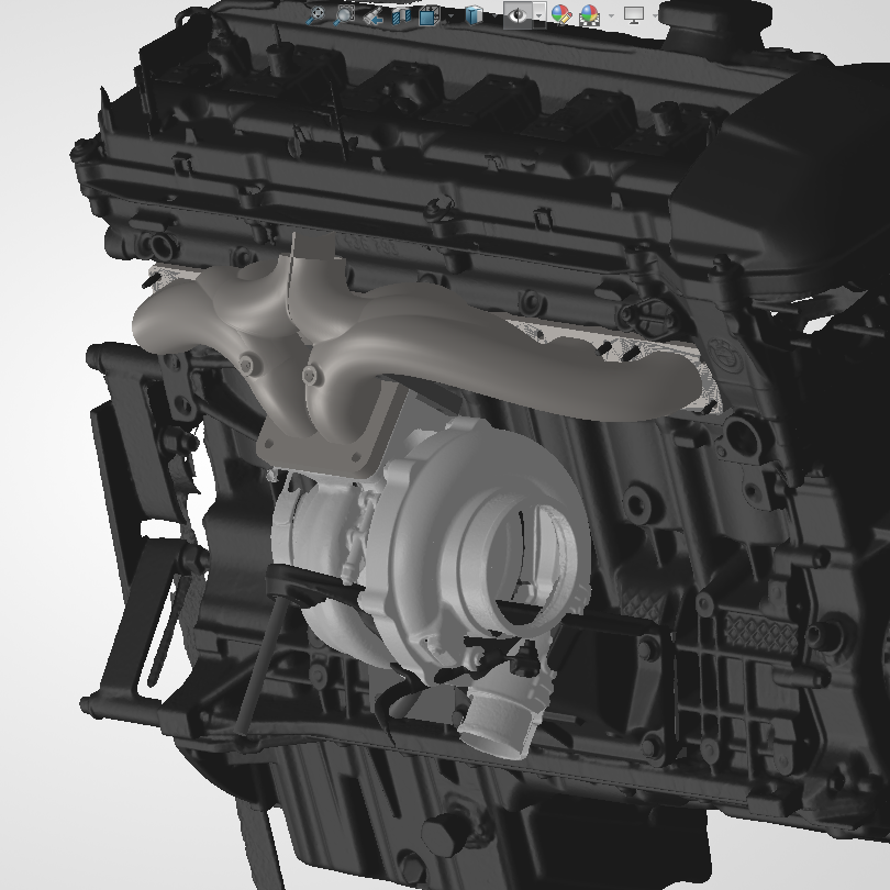 6-Cyl Exhaust manifold design