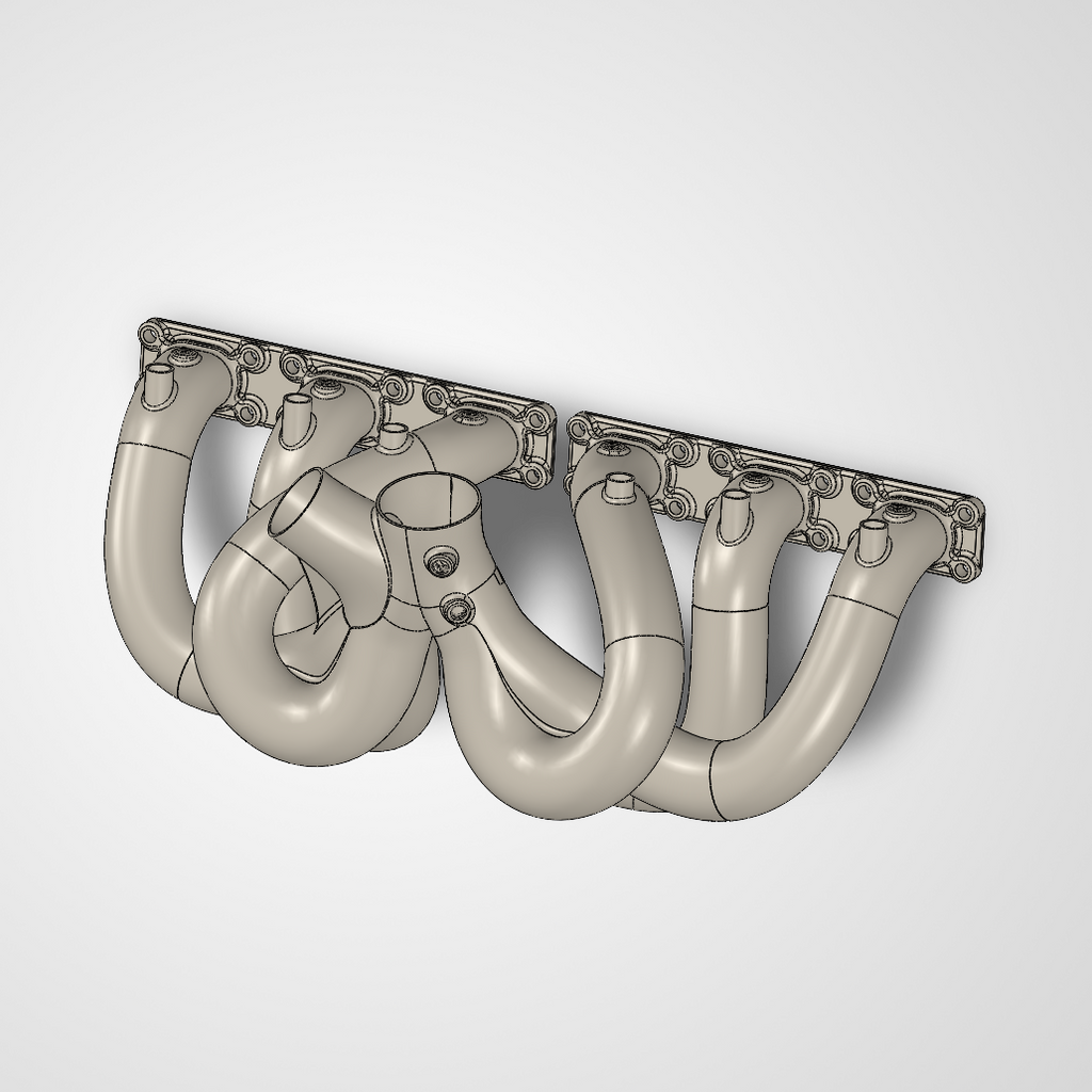 6-Cyl Exhaust manifold design