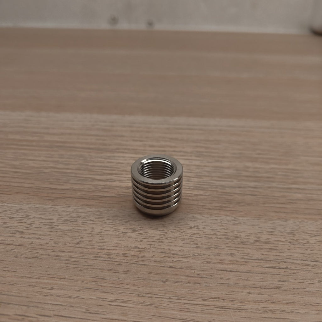 M18x1.5 Lambda Sensor Weld Bung with Cooling Fins