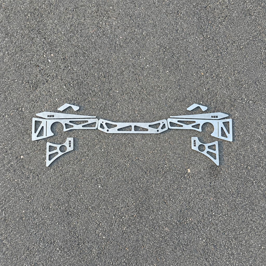 NES E36/E46 front subframe reinforcement kit – view 1