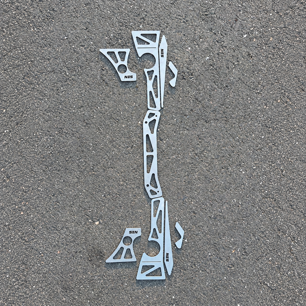 NES E36/E46 front subframe reinforcement kit – view 2