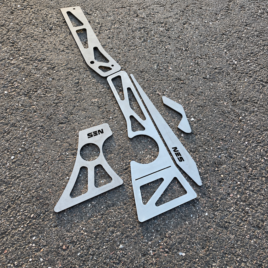 NES E36/E46 front subframe reinforcement kit – view 3