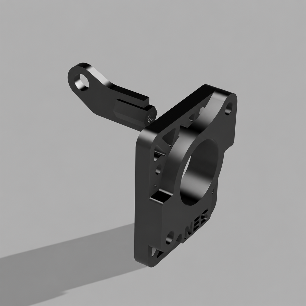 NES E46 brake booster delete CAD render