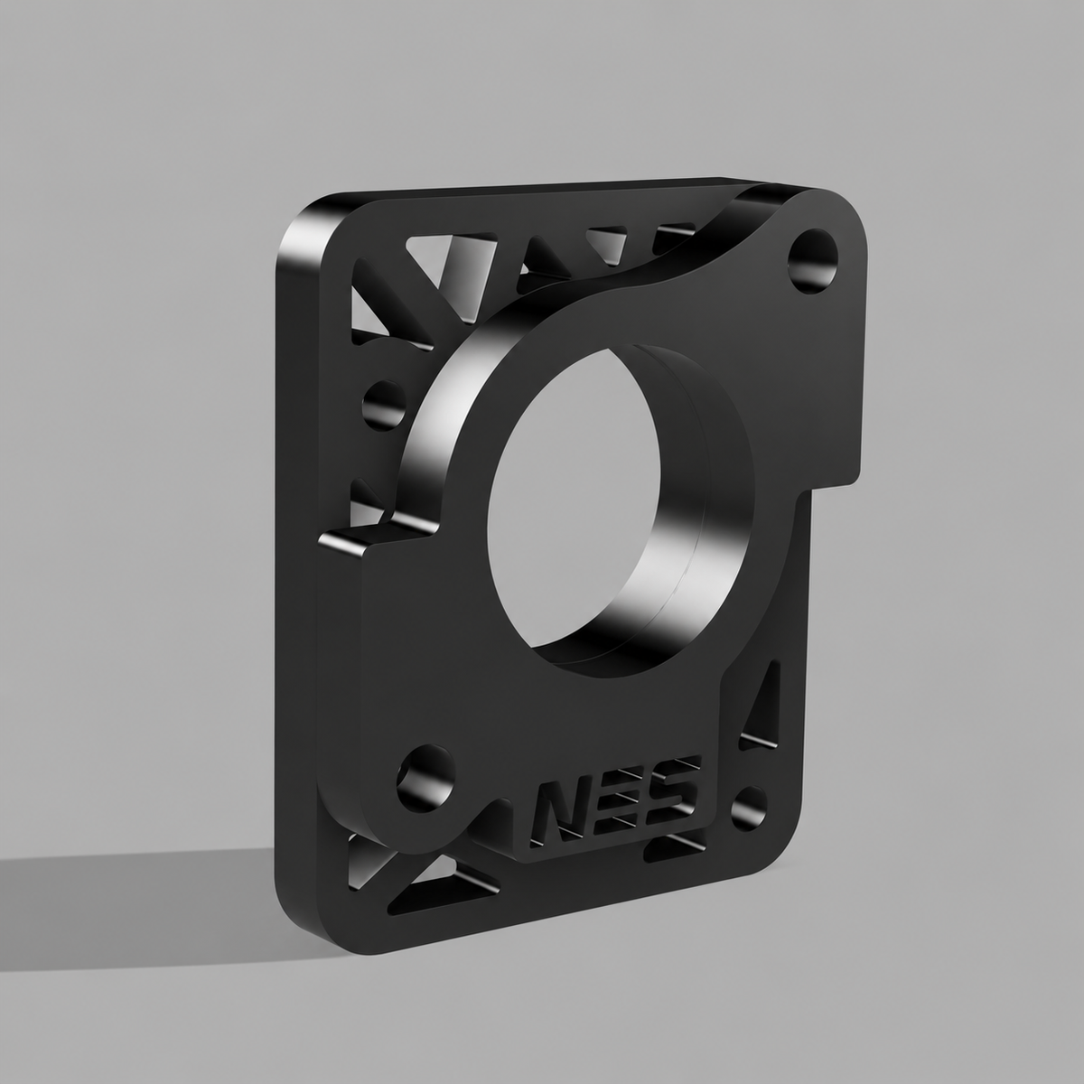 NES E46 brake booster delete CAD render