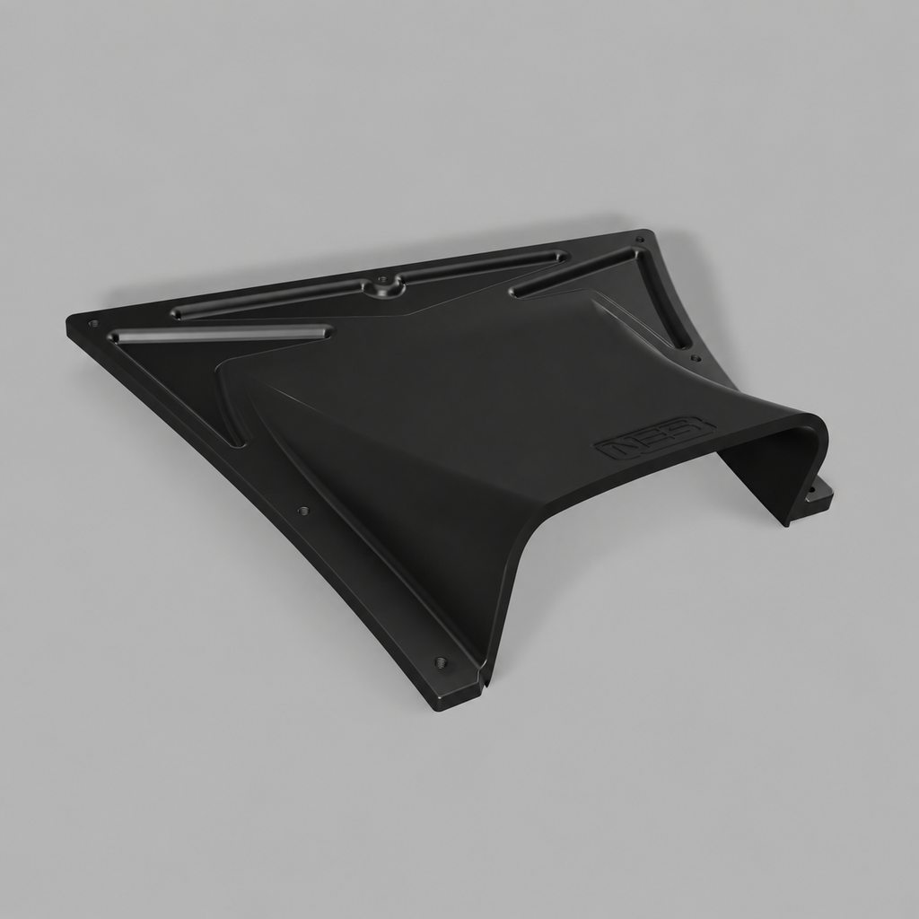 NES front splitter aero duct – view 1