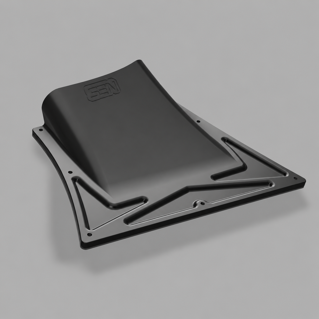 NES front splitter aero duct – view 2