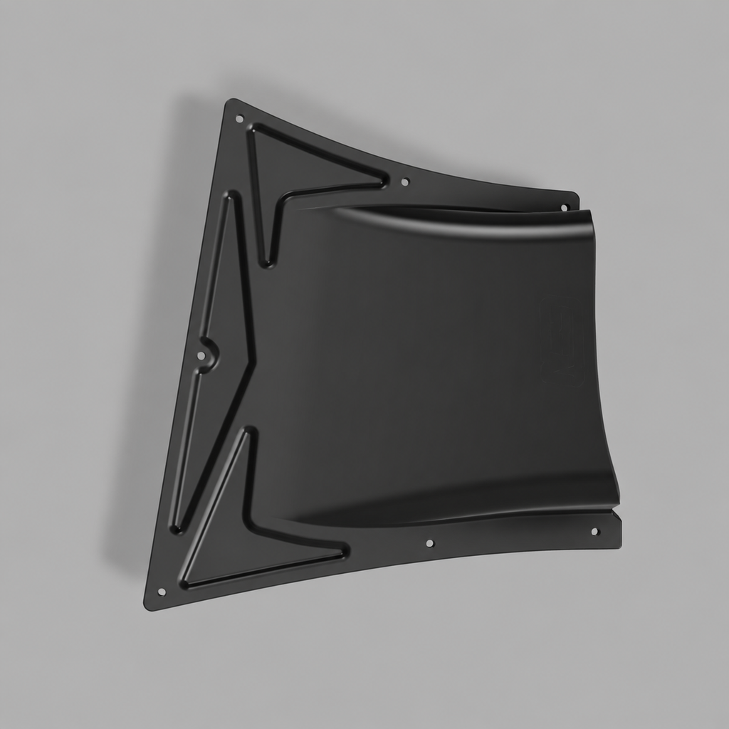 NES front splitter aero duct – view 3