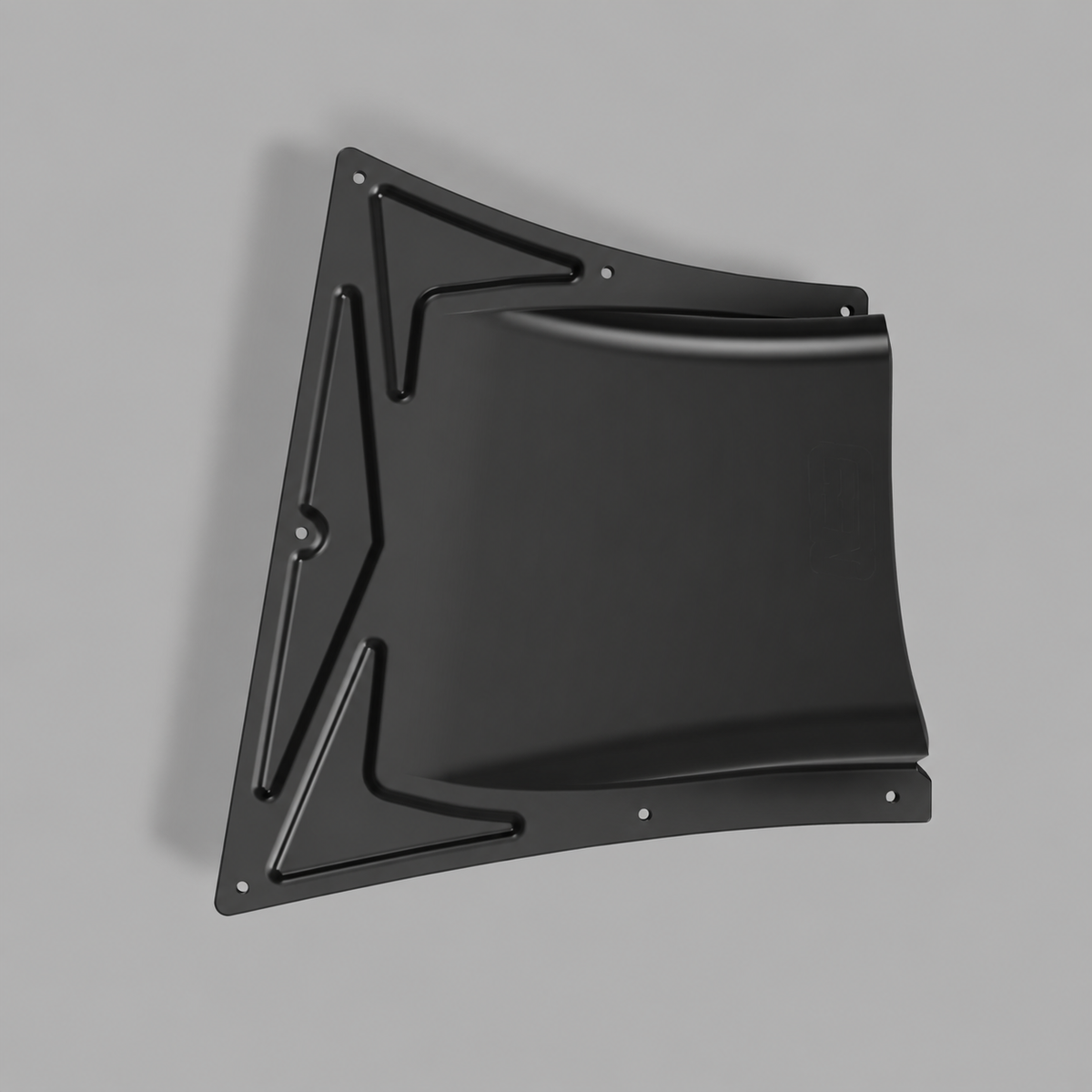 NES front splitter aero duct – view 3
